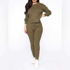 Fashion Nova Cozy Nights Pants Set